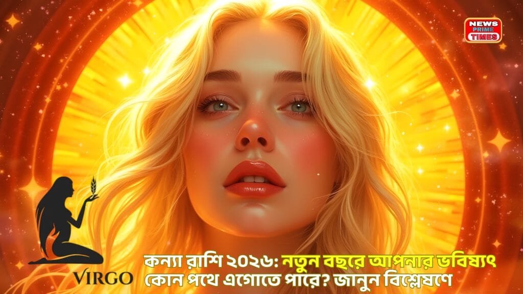 Virgo Zodiac 2026 graphic representing future direction and astrological interpretation